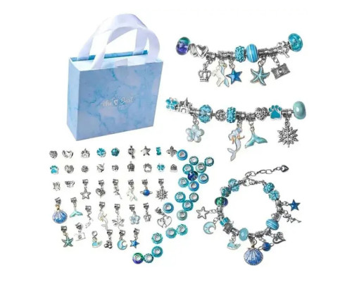 Набор для создания браслетов "Пандора" PDL610-2 синий