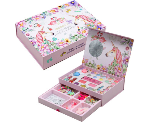 Набір дитячої косметики Єдиноріг IG2925 з висувною скринькою