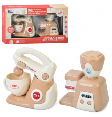 Дитяча побутова техніка "Міксер-Кавоварка" E05 механічний обертовий віночок