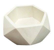 Гипсовое Кашпо "Большой многогранник" GK-10-polyhedron