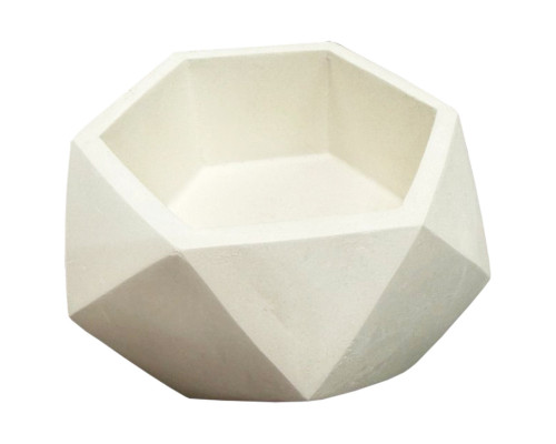 Гипсовое Кашпо "Большой многогранник" GK-10-polyhedron