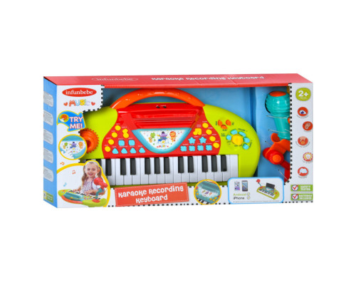 Дитяче ігрове піаніно LML7710(Red) з мікрофоном