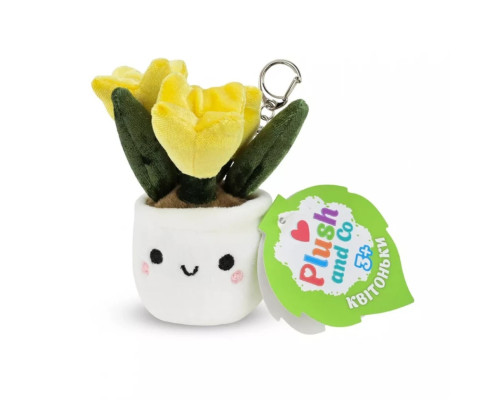 Мягкая игрушка-брелок "Цветочки" Plush and Co PLC25057, 10 см