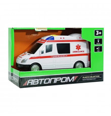 Дитяча автомодель "Швидка допомога" 7994, 17х7 см, звукові та світлові ефекти