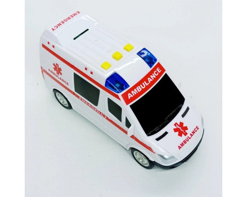 Дитяча автомодель "Швидка допомога" 7994, 17х7 см, звукові та світлові ефекти