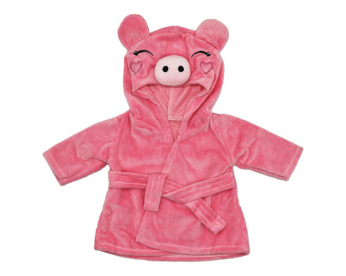 Халатик для куклы "Поросенок" M 6049 UA(Pink) для куклы 43-46 см