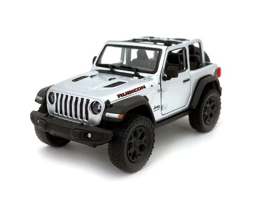 Коллекционная машинка "Jeep Wrangler" KT5412WH(Silver) масштаб 1:42