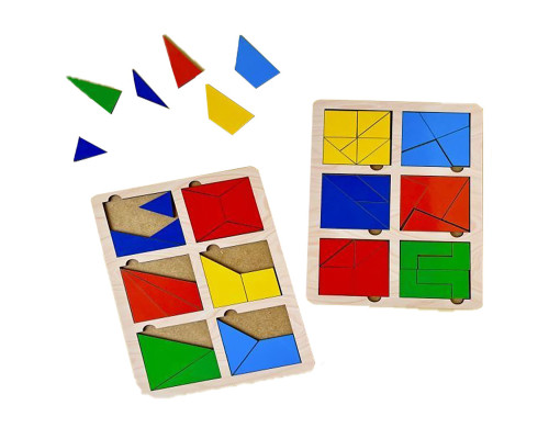 Вкладыши "Квадраты Никитина" (ПСД206) PSD206, 2 уровень