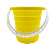 Дитяче відро для пісочниці "Середнє" S0009(Yellow) жовтий 14 см