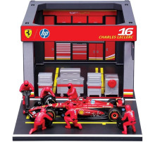 Игровой набор формулы один "Pit Pass Ferrari SF-24" Bburago 18-36862 (#16)