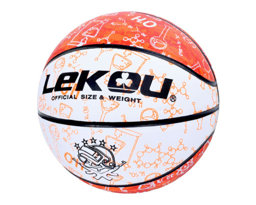 М'яч баскетбольний MS 3805(Orange) розмір 7, ПУ, 570-630 грам, 8 панелей