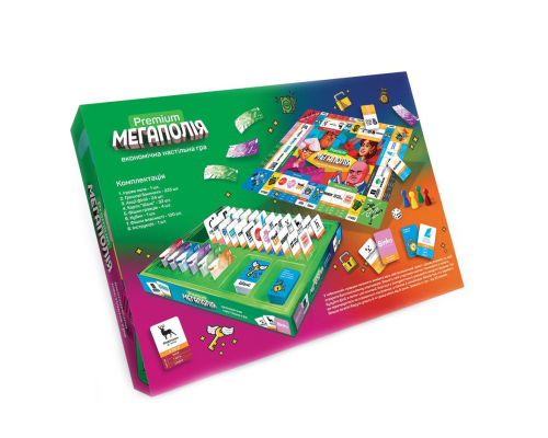 Настольная игра "Мегаполия Premium" Danko Toys G-MP-01-01U укр