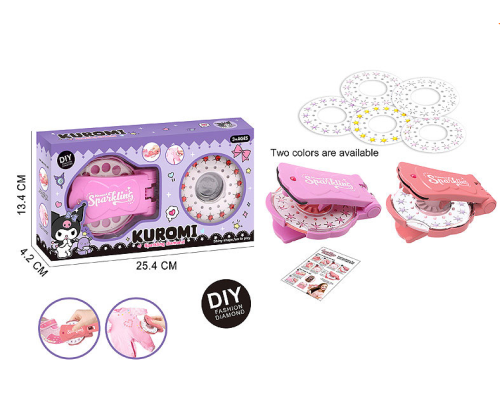 Набір для творчості "Kuromi" DM249-132(Violet) пристрій для кріплення страз, стрази