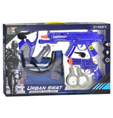 Ігровий набір зі зброєю "Поліціянт" 333F-2 жилет, маска, звукові та світлові ефекти