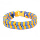 Набор для творчества. Плетение с паракорда "Браслет желто-синий" (ПАР-001) PAR-001 от 8-ми лет