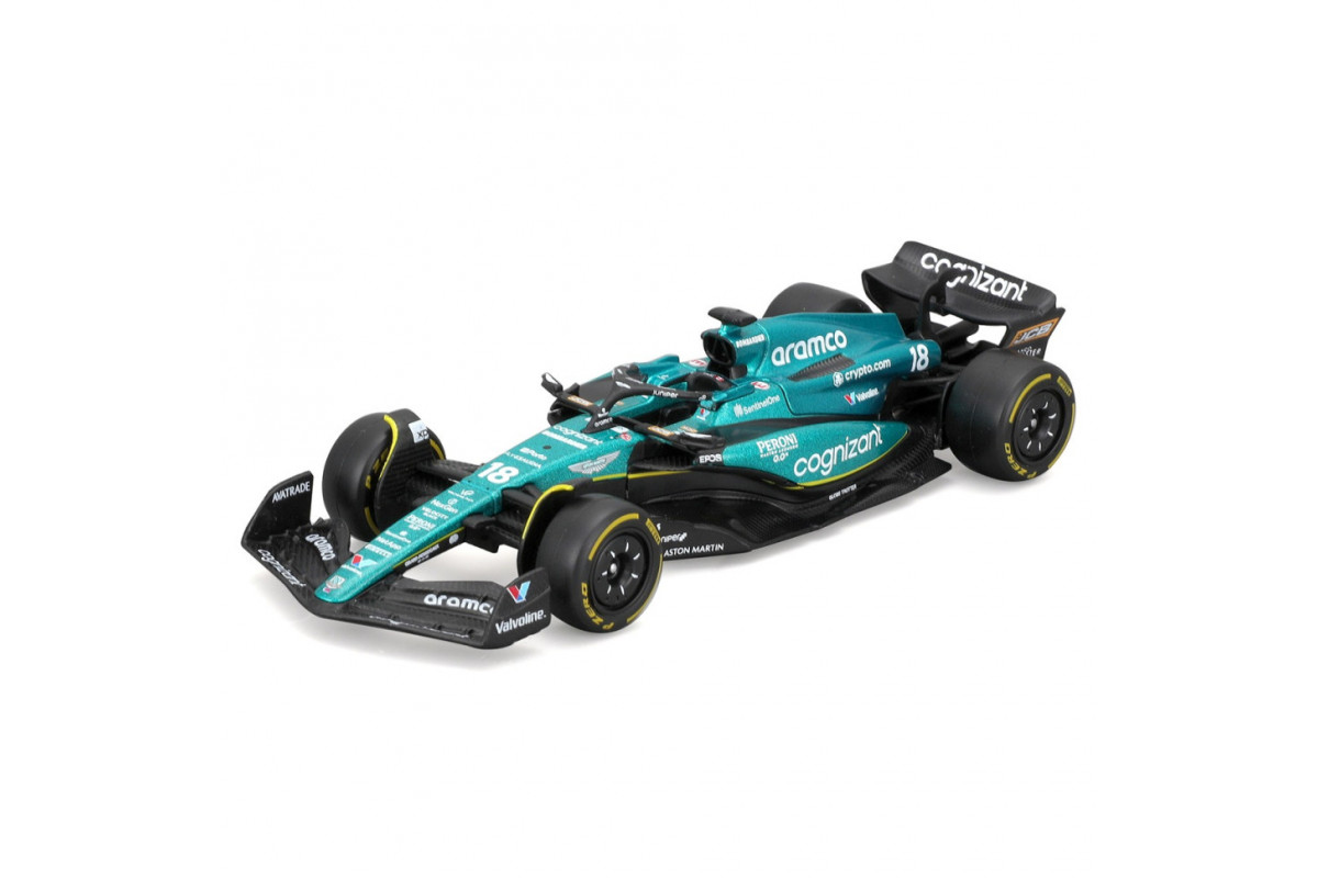 Коллекционная автомодель "Aston Martin AMR23 (2023)" Bburago 18-38090, 1:43 масштаб