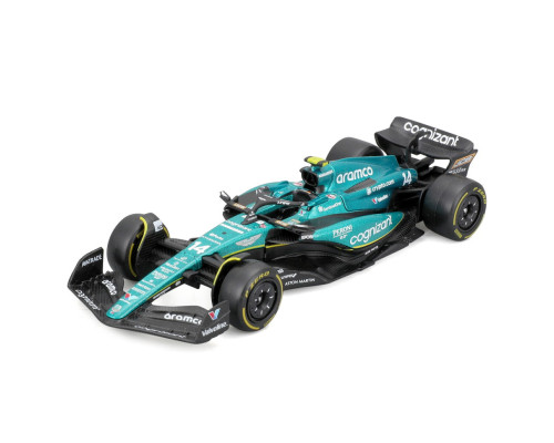 Коллекционная автомодель "Aston Martin AMR23 (2023)" Bburago 18-38090, 1:43 масштаб