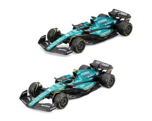 Коллекционная автомодель "Aston Martin AMR23 (2023)" Bburago 18-38090, 1:43 масштаб
