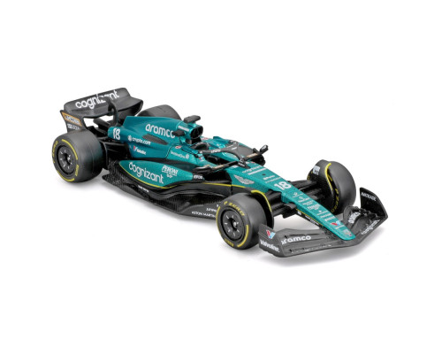 Коллекционная автомодель "Aston Martin AMR23 (2023)" Bburago 18-38090, 1:43 масштаб
