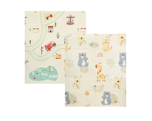 Дитячий Термокилимок двосторонній складний MR 1570-1-2 XPE, 120-180 см, товщина 8 мм