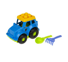 Песочный набор Трактор "Кузнечик" №1 Colorplast 0206 Синий