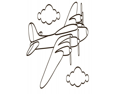 Дитяча водна розмальовка: Літаки, космос 734014, 8 сторінок