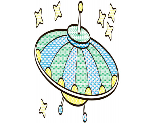 Дитяча водна розмальовка: Літаки, космос 734014, 8 сторінок