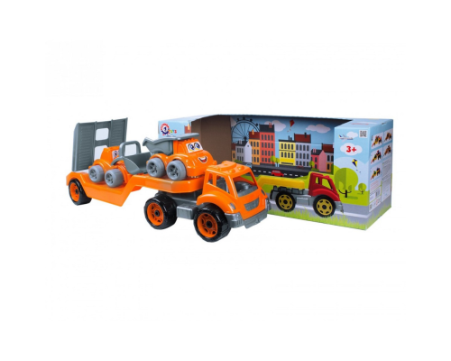 Іграшка Автовоз з набором "Будмайданчик" ТехноК 3930TXK