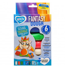 Набір для ліплення з тіста "Fantasy Dough" 41241, 6 кольорів
