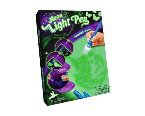 Набір креативної творчості "Neon Light Pen" NLP-01-02U малюй світлом