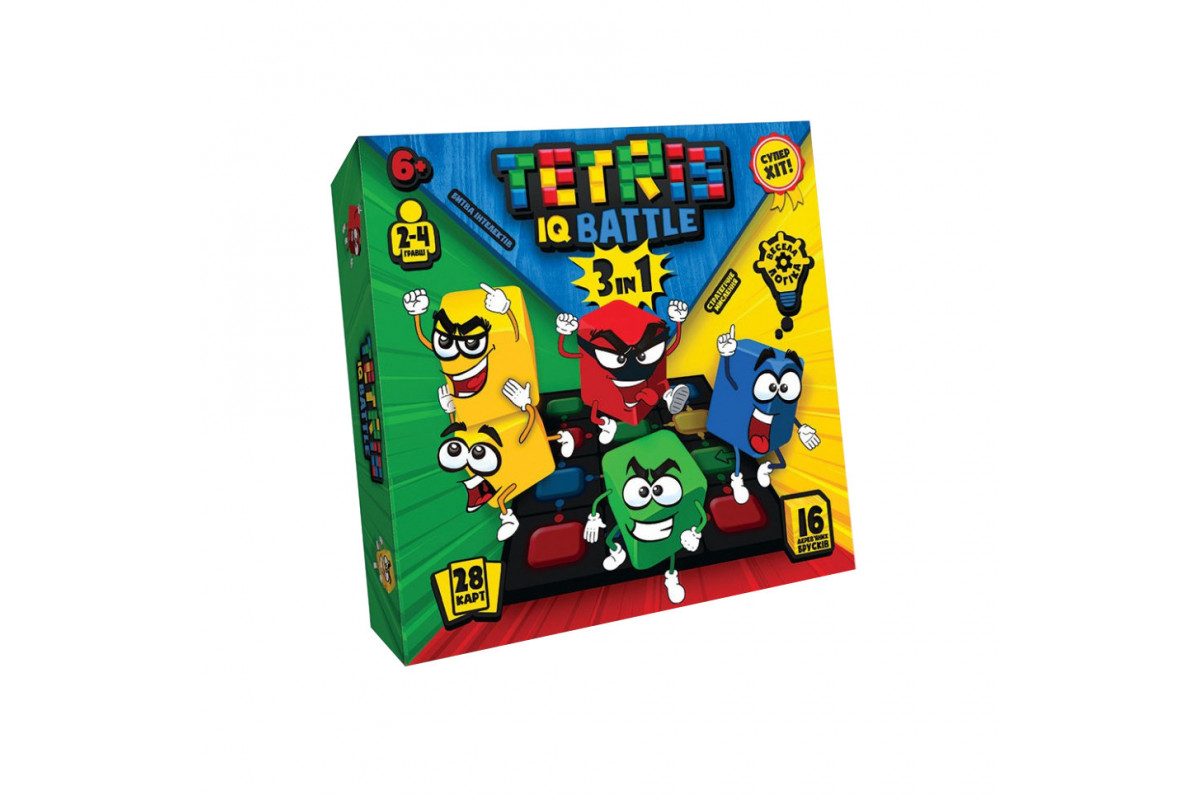 Развлекательная игра "Tetris IQ battle 3in1" G-TIB-02U на укр. языке Развлекательная игра "Tetris IQ battle 3in1" G-TIB-02U на укр. языке
