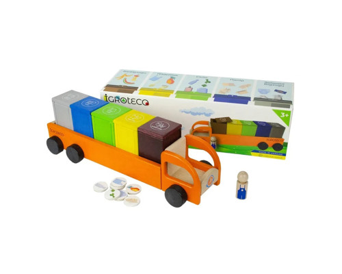 Деревянная развивающая игра "Сортируем отходы" 900798