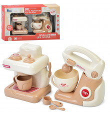 Дитяча побутова техніка "Міксер-Кавоварка" E02 механічний обертовий віночок