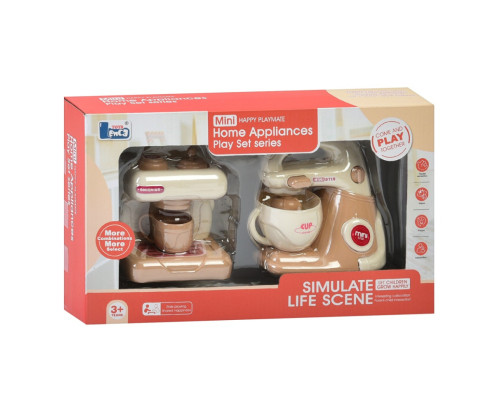 Дитяча побутова техніка "Міксер-Кавоварка" E02 механічний обертовий віночок