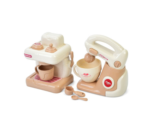 Дитяча побутова техніка "Міксер-Кавоварка" E02 механічний обертовий віночок