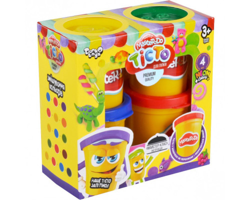 Дитяче тісто для ліплення Master Do 8106DT, 4 баночки