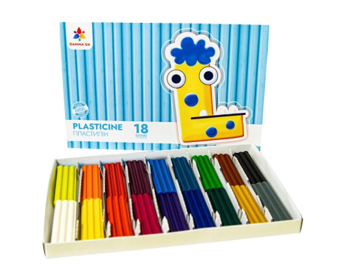 Дитячий набір пластиліну 200318, 18 кольорів