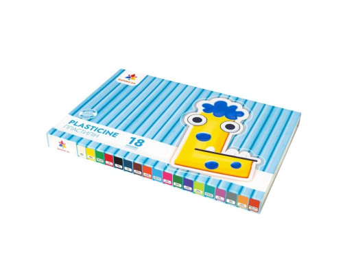 Дитячий набір пластиліну 200318, 18 кольорів