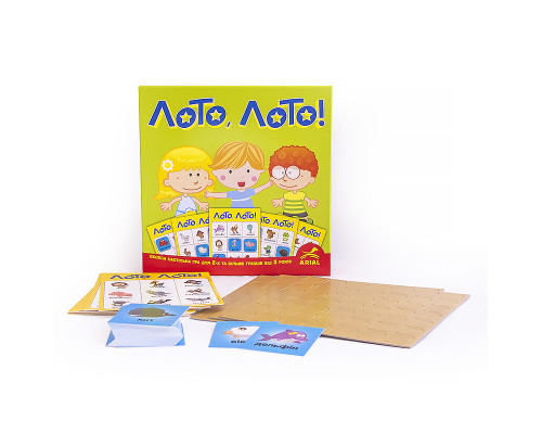 Детская настольная игра ЛОТО, ЛОТО! Arial 910374 на укр. языке