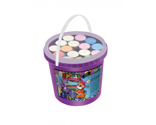 Крейда для малювання на асфальті MEL-03-01U у відрі 16 шт