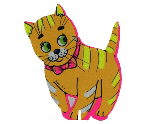 Фетрова сувенірна фігурка на підставці "Котик" 180199