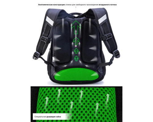 Школьный рюкзак "Футбол" SkyName Winner R1-047 для мальчиков, объем 17,5 л