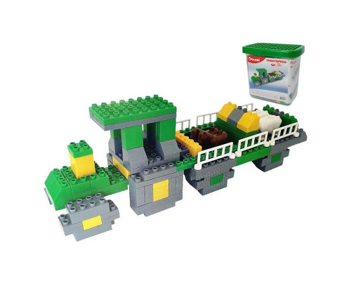 Конструктор "Тракторець" 013888/04 в пластиковому боксі, 150 деталей