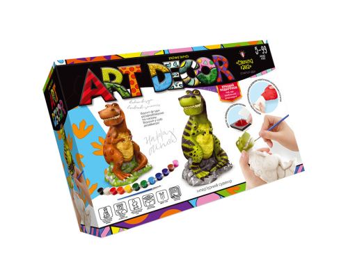 Креативное творчество "ART DECOR" укр. ARTD-01 фигурка с гипса Динозавр