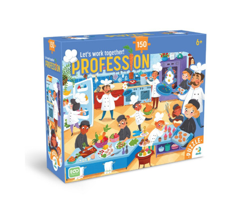 Пазл дитячий "Професії. Повар" 300700, 150 елементів