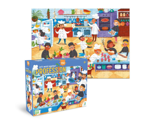 Пазл дитячий "Професії. Повар" 300700, 150 елементів