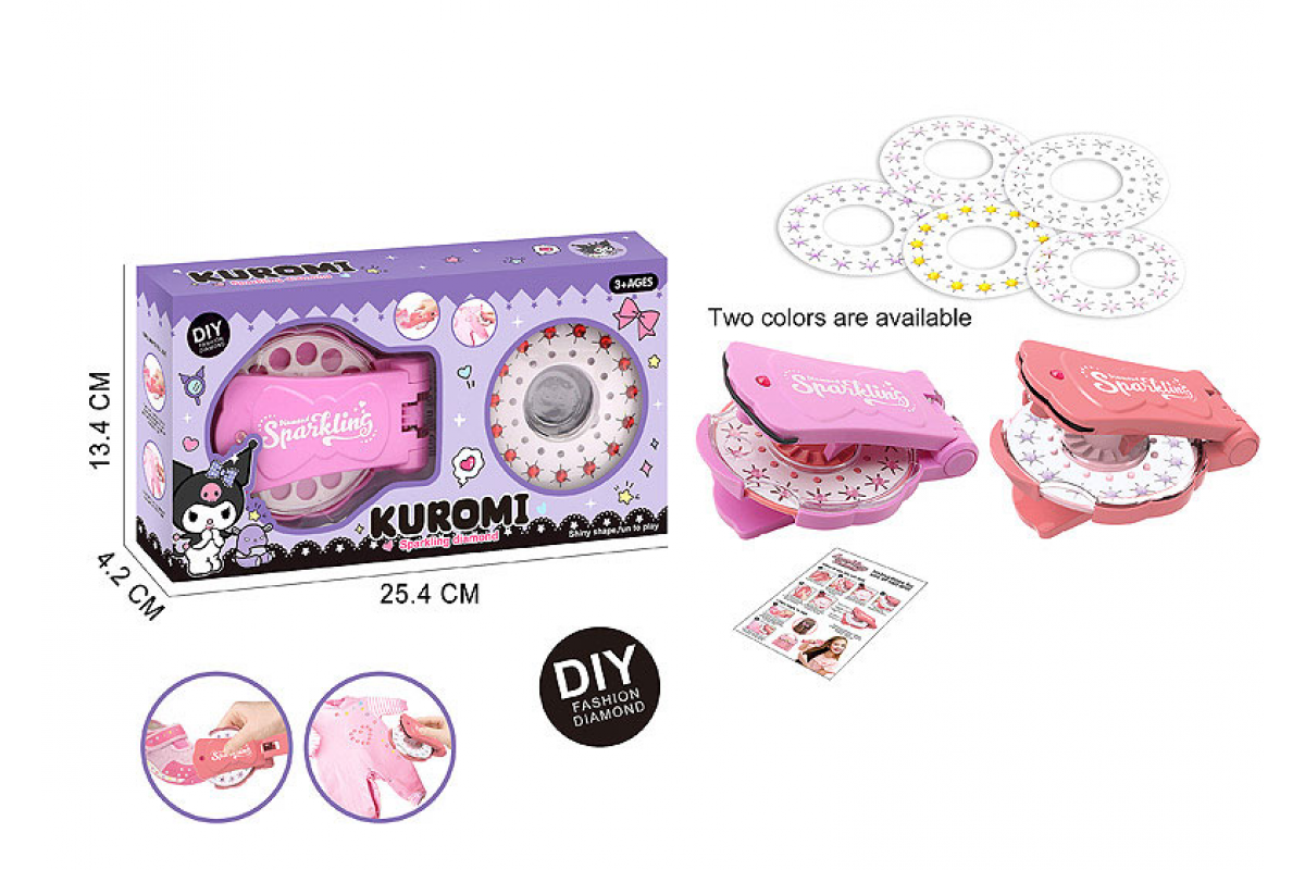 Набор для творчества "Kuromi" DM249-132(Coral) устройство для крепления страз, стразы