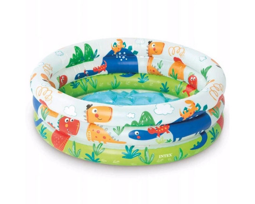 Детский надувной бассейн "Динозавры-2" 57106-3 размер 61 x 22 см 33 л
