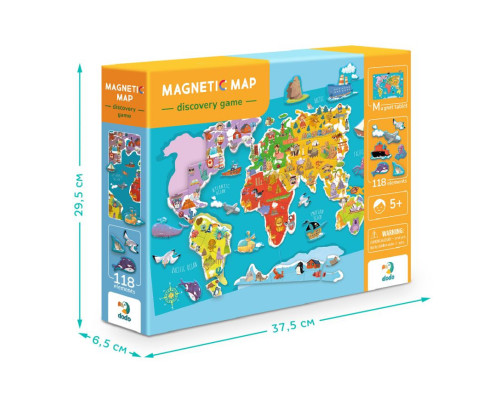 Розвиваюча магнітна гра "Карта планети" DoDo 200201
