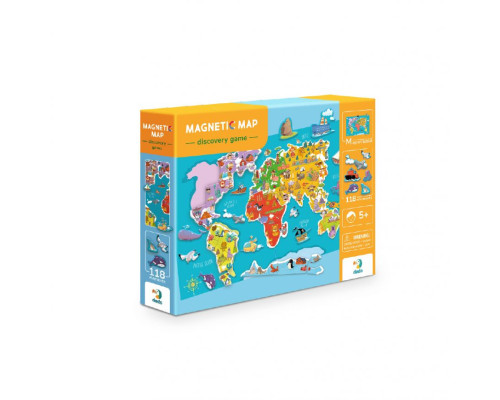 Розвиваюча магнітна гра "Карта планети" DoDo 200201